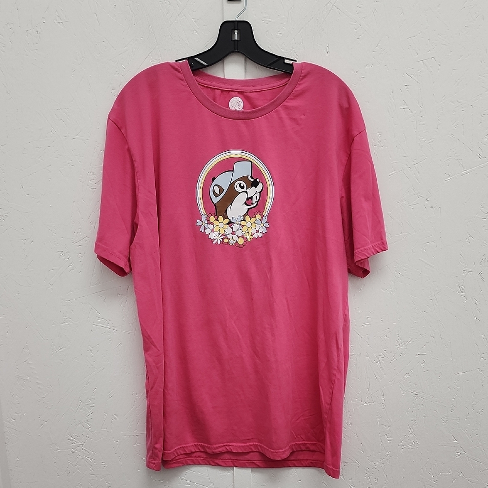 Buck-ee's 2 XL Pink Graphic T-Shirt